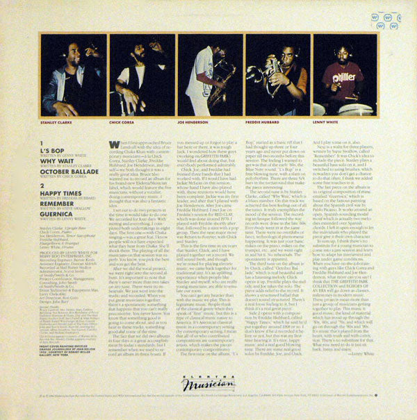Stanley Clarke, Chick Corea, Joe Henderson, Freddie Hubbard, Lenny White : The Griffith Park Collection (LP, Album)