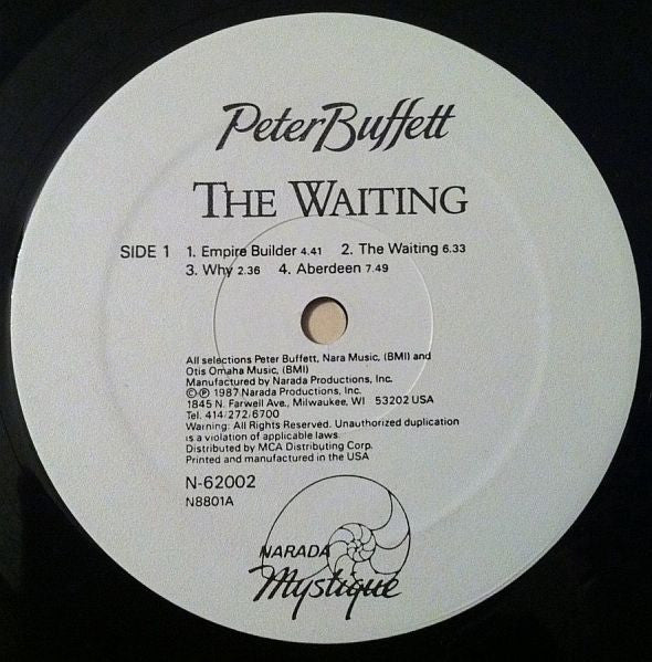 Peter Buffett : The Waiting (LP, Album)