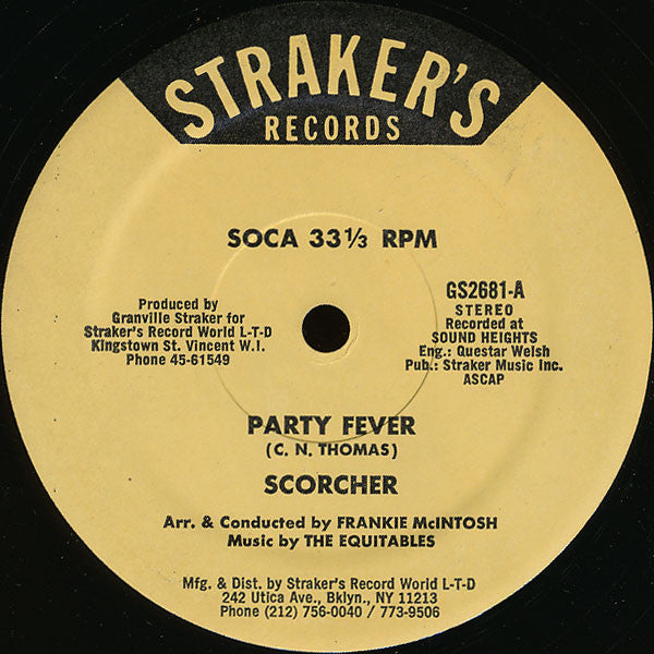 Scorcher (4) : Party Fever (12")