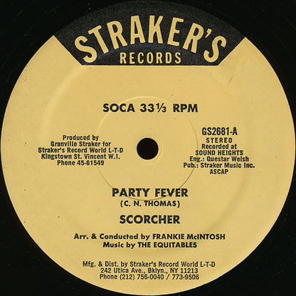 Scorcher (4) : Party Fever (12")