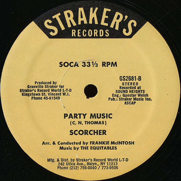 Scorcher (4) : Party Fever (12")
