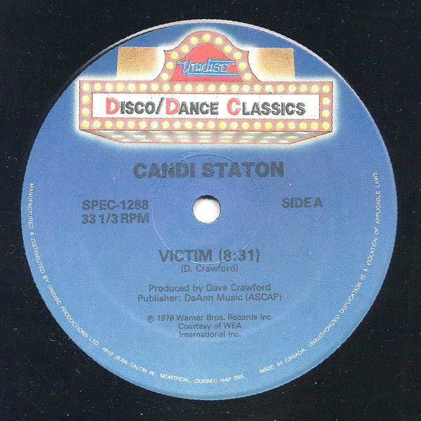 Candi Staton / Fern Kinney : Victim / Groove Me (12", RE)