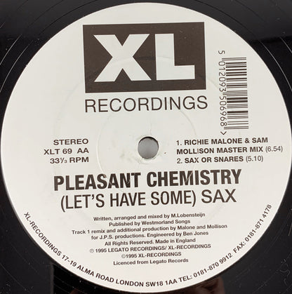 Pleasant Chemistry : (Let's Have Some) Sax (12")