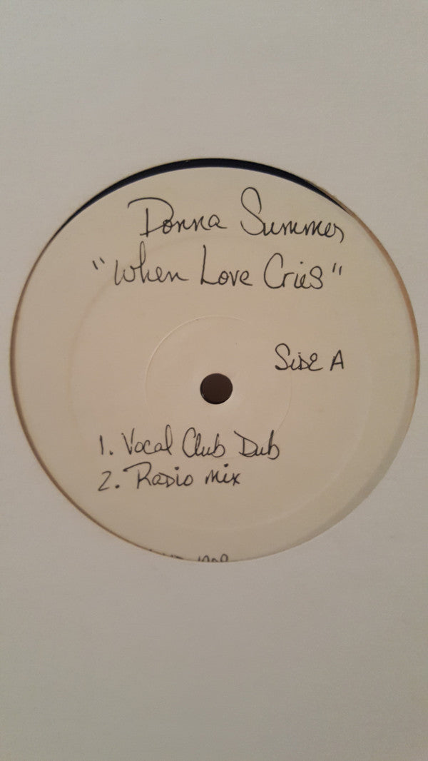 Donna Summer : When Love Cries (12", W/Lbl)