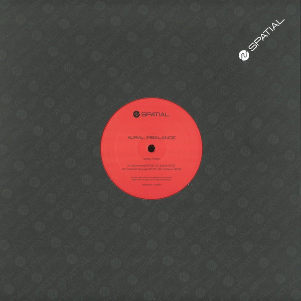 Aural Imbalance : Isolation Pattern (12", EP, Red)