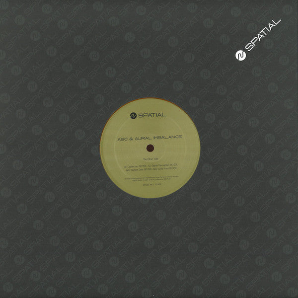 ASC & Aural Imbalance : The Other Side (12", EP, Ora)