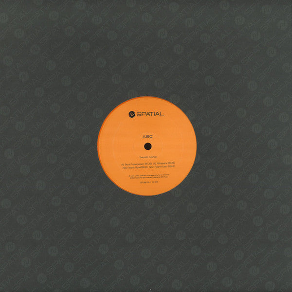 ASC : Thematic Function (12", EP, Ora)