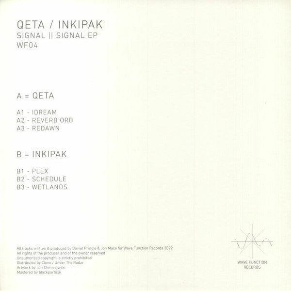 Qeta  /  Inkipak : Signal II Signal EP (12", EP, Ltd, Bor)