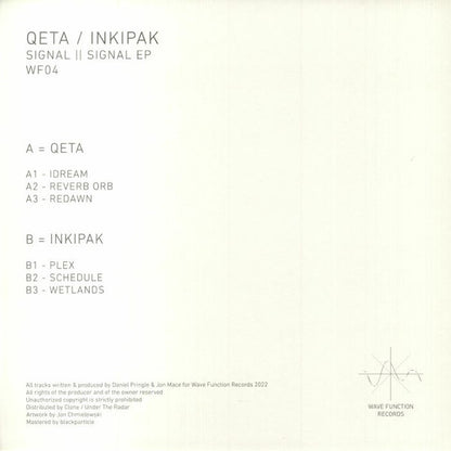 Qeta  /  Inkipak : Signal II Signal EP (12", EP, Ltd, Bor)