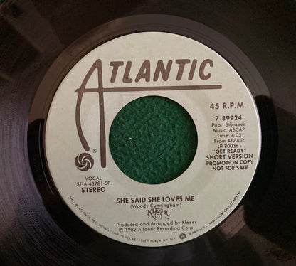 Kleeer : She Said She Loves Me (7", Promo)