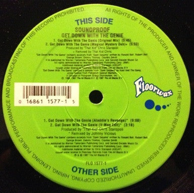 Soundproof (3) : Get Down With The Genie (12")