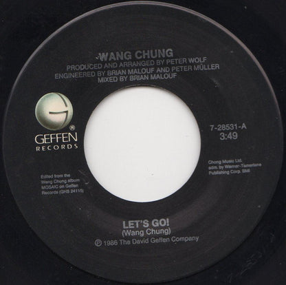 Wang Chung : Let's Go (7", Single, Spe)