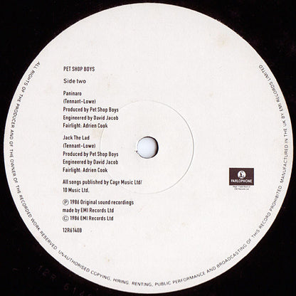 Pet Shop Boys : Suburbia (12", Single)