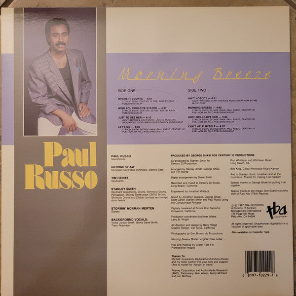 Paul Russo (5) : Morning Breeze (LP, Album)