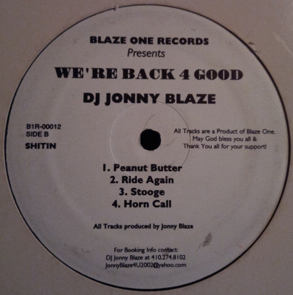 Ron Rico Vs. DJ Excel (2) / DJ Jonny Blaze : We're Back For Good (12", EP)