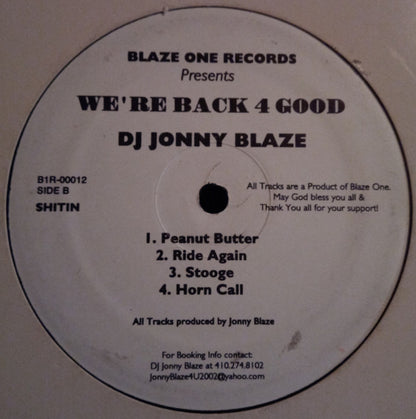 Ron Rico Vs. DJ Excel (2) / DJ Jonny Blaze : We're Back For Good (12", EP)