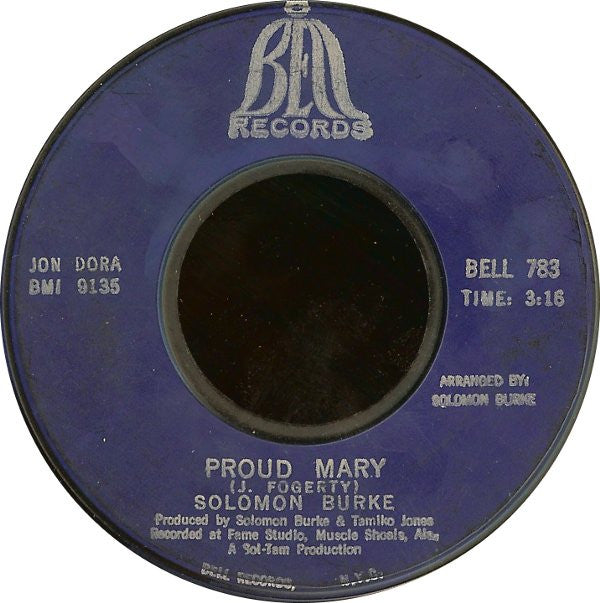 Solomon Burke : Proud Mary (7", Styrene)