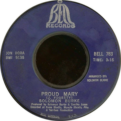Solomon Burke : Proud Mary (7", Styrene)