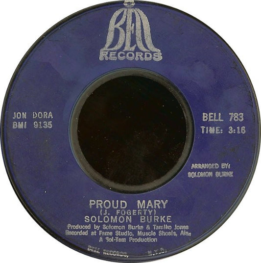 Solomon Burke : Proud Mary (7", Styrene)