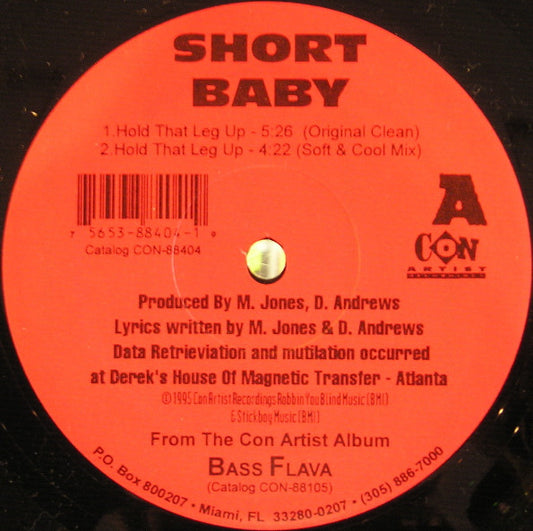 Short Baby / MuSCLEHeAD : Hold That Leg Up / Jump On It (12", Ltd)