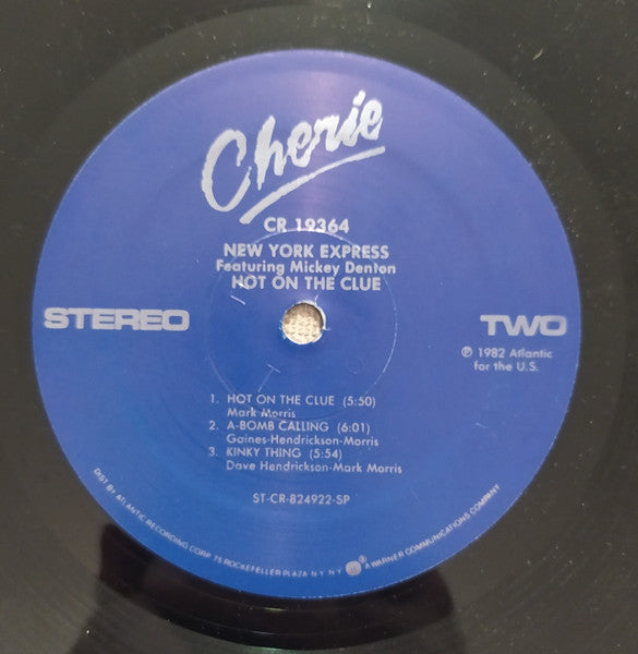 New York Express Featuring Mickey Denton : Hot On The Clue (LP, Atl)