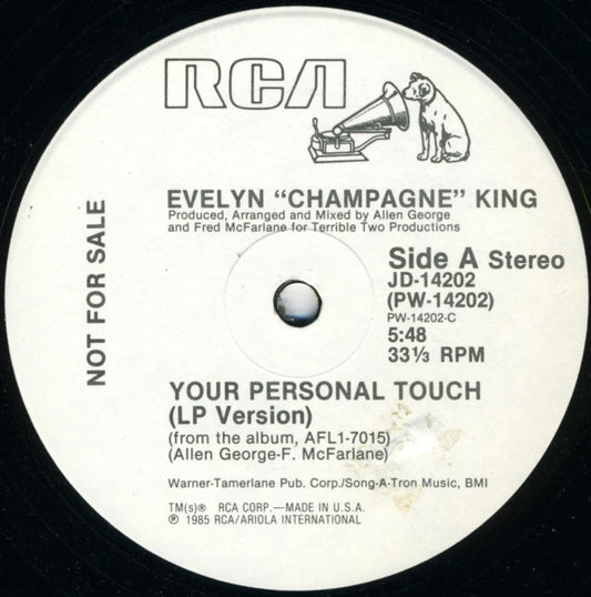 Evelyn "Champagne" King* : Your Personal Touch (12", Promo)