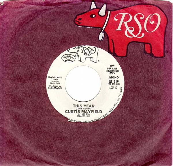 Curtis Mayfield : This Year (7", Mono, Promo)