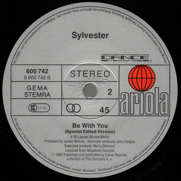 Sylvester : Be With You (12")