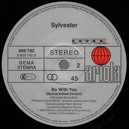 Sylvester : Be With You (12")