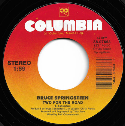 Bruce Springsteen : Tunnel Of Love (7", Single, Styrene, Car)