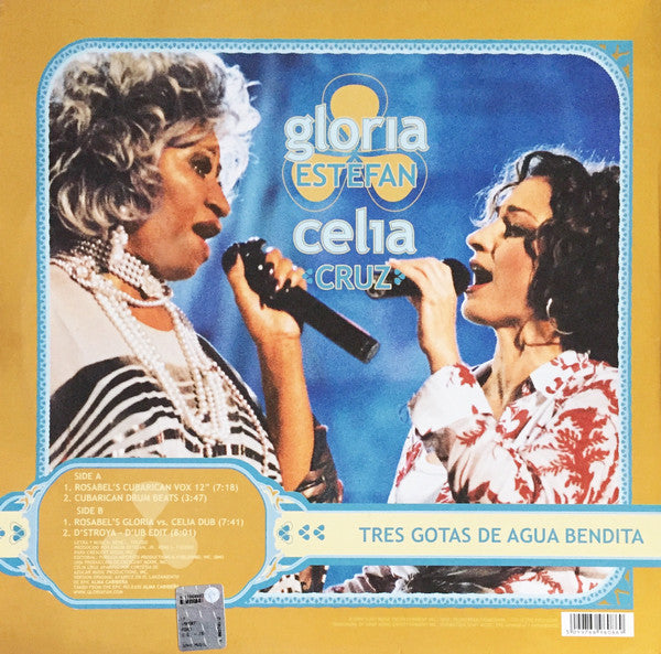 Gloria Estefan, Celia Cruz : Tres Gotas De Agua Bendita (12", Single)