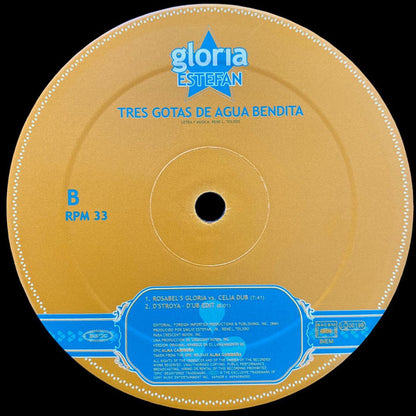 Gloria Estefan, Celia Cruz : Tres Gotas De Agua Bendita (12", Single)