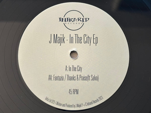 J Majik : In The City E​P (12", EP)