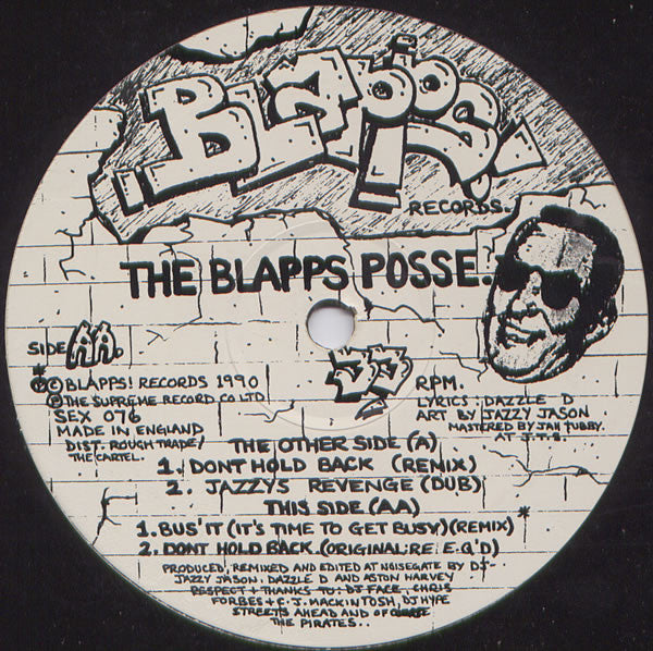 The Blapps Posse : Dont Hold Back! (Remix) (12")