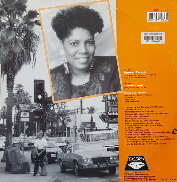 Jessica Williams : Sunset People (12")