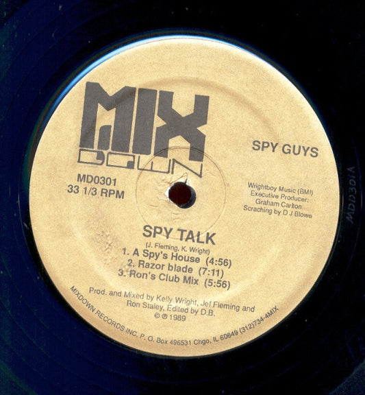 Spy Guys : Spy Talk (12", Gol)