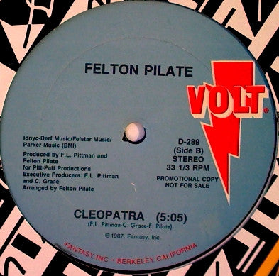 Felton C. Pilate II : Cleopatra (12", Promo)