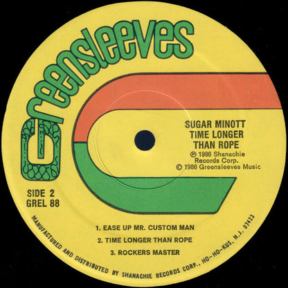 Sugar Minott : Time Longer Than Rope (LP, Album)