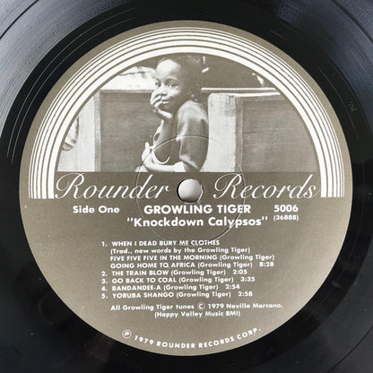 The Growling Tiger : Knockdown Calypsos (LP)