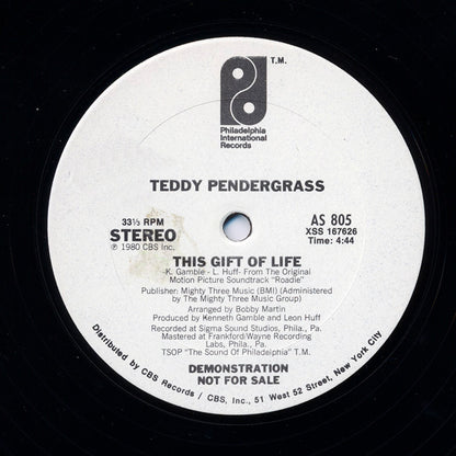 Teddy Pendergrass : Can't We Try (12", Promo)
