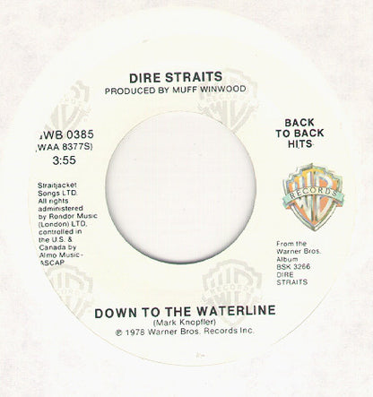 Dire Straits : Sultans Of Swing / Down To The Waterline (7", Single, RE, Spe)