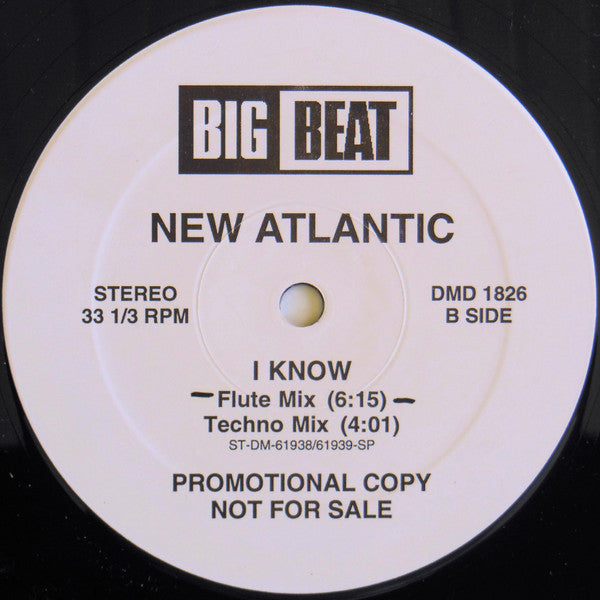 New Atlantic : I Know (12", Promo)