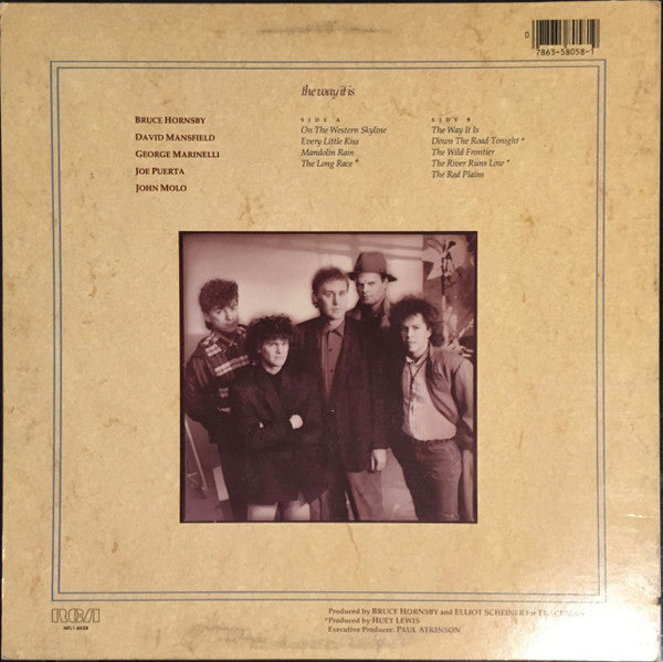 Bruce Hornsby And The Range : The Way It Is (LP, Album, Ind)