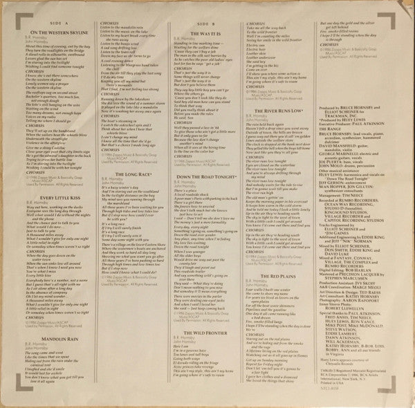 Bruce Hornsby And The Range : The Way It Is (LP, Album, Ind)