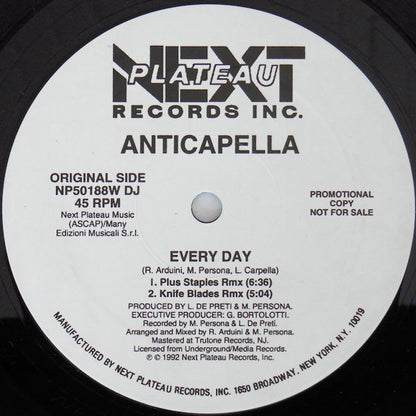 Anticapella* : Every Day (12", Promo)