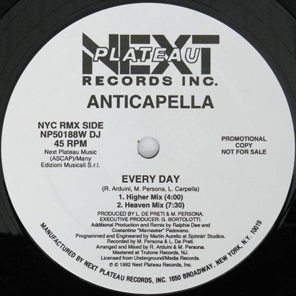Anticapella* : Every Day (12", Promo)