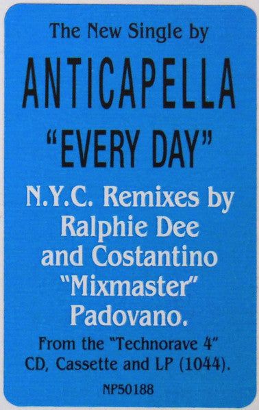 Anticapella* : Every Day (12", Promo)