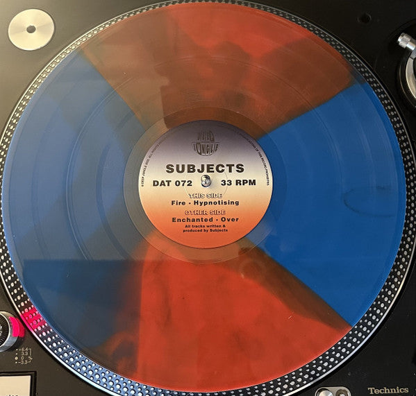 Subjects (5) : Enchanted / Over / Fire / Hypnotising  (12", S/Edition, Qua)