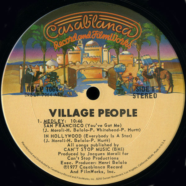 Village People : Village People (LP, Album, San)