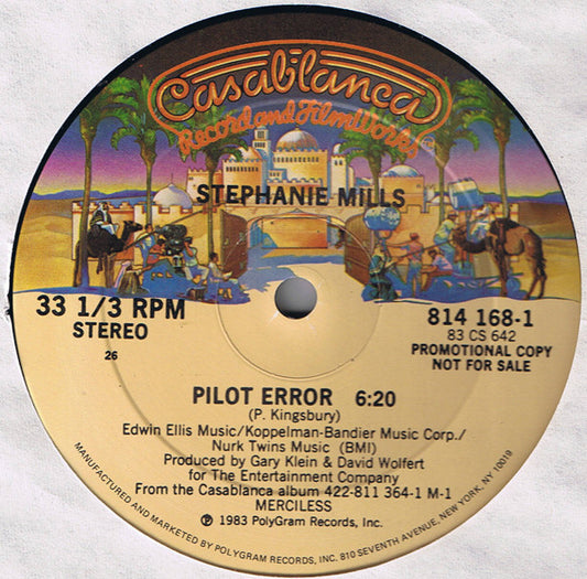 Stephanie Mills : Pilot Error (12", Promo)
